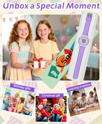 SOCICO Electronic Watch For Boys Girls Children Luminous Dial Military Sport Watches for Kids Waterproof Multi-function Digital