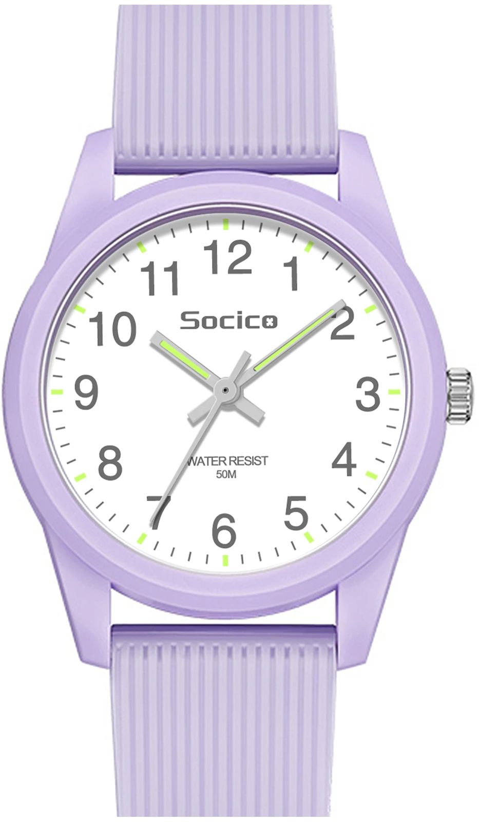 SOCICO Kids Watch Fashion Quartz Boys and Girls Silicone Strap Students Wrist Watch Student Clock Gift