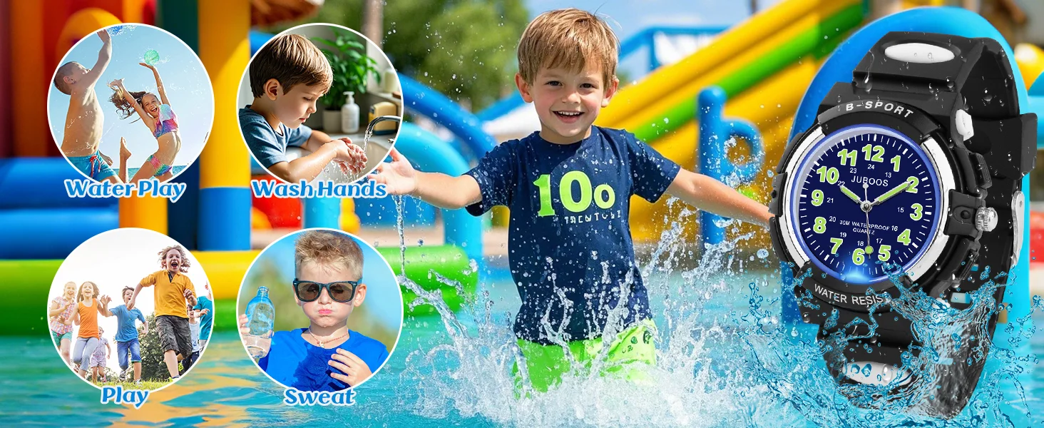 Waterproof Sport Children Watch LED Digital Kids Watches Luxury Electronic Watch for Kids Children Boys Girls Gifts