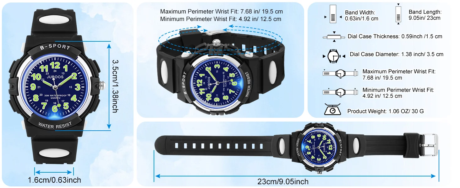 Waterproof Sport Children Watch LED Digital Kids Watches Luxury Electronic Watch for Kids Children Boys Girls Gifts