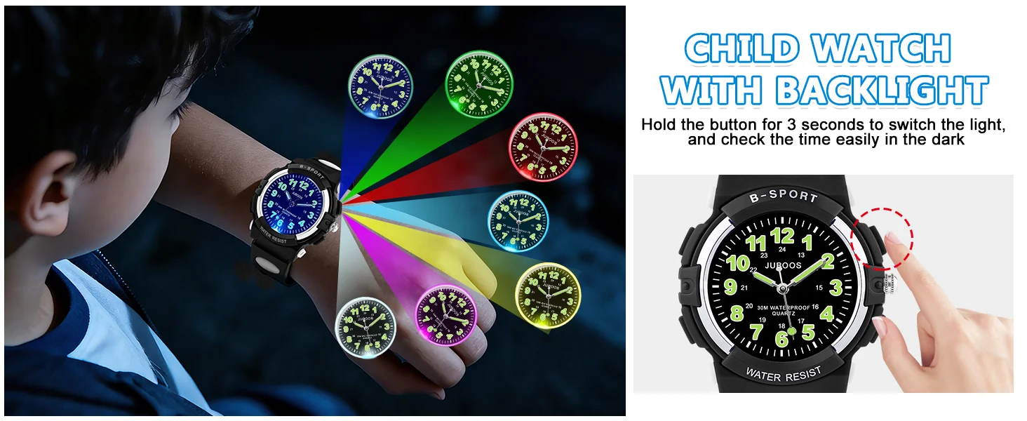 Waterproof Sport Children Watch LED Digital Kids Watches Luxury Electronic Watch for Kids Children Boys Girls Gifts