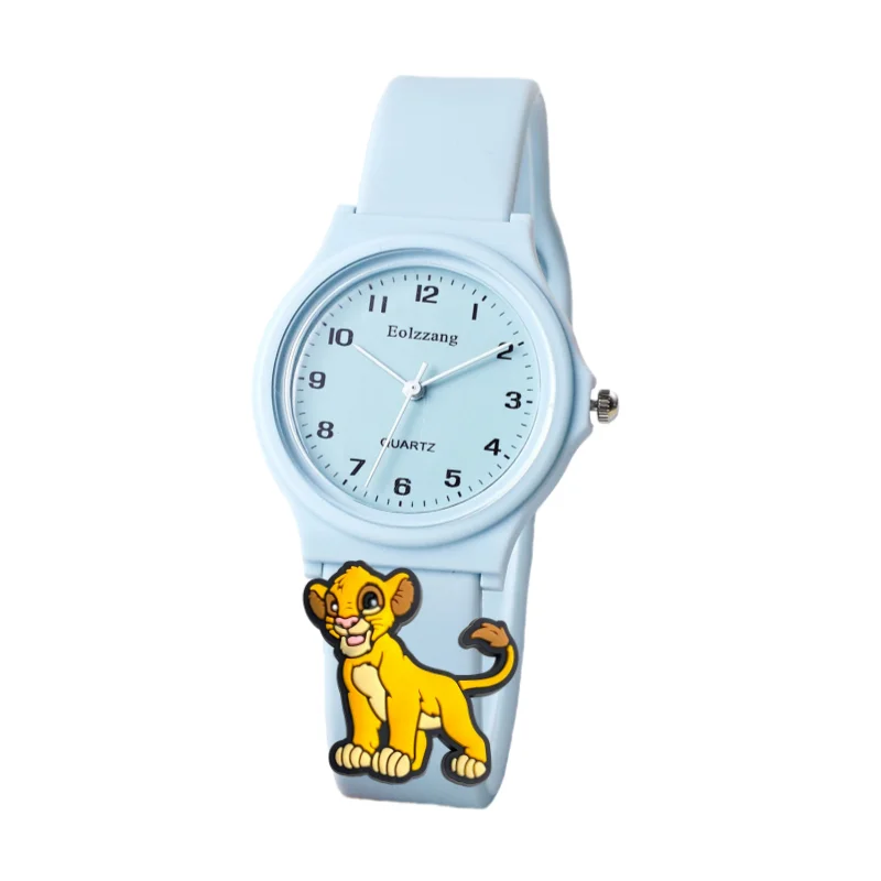 Watch Kawaii Lion King Simba Boys Girls Watches Kids Minimalist Cute Children Cartoon Wristwatches Gifts for Kids Girl Clock