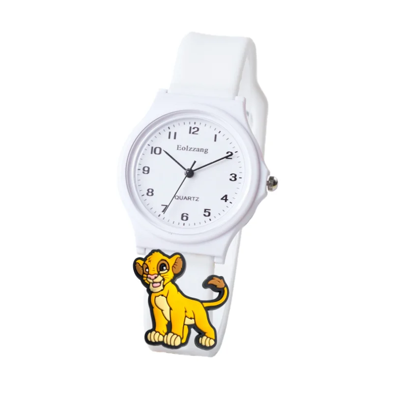 Watch Kawaii Lion King Simba Boys Girls Watches Kids Minimalist Cute Children Cartoon Wristwatches Gifts for Kids Girl Clock