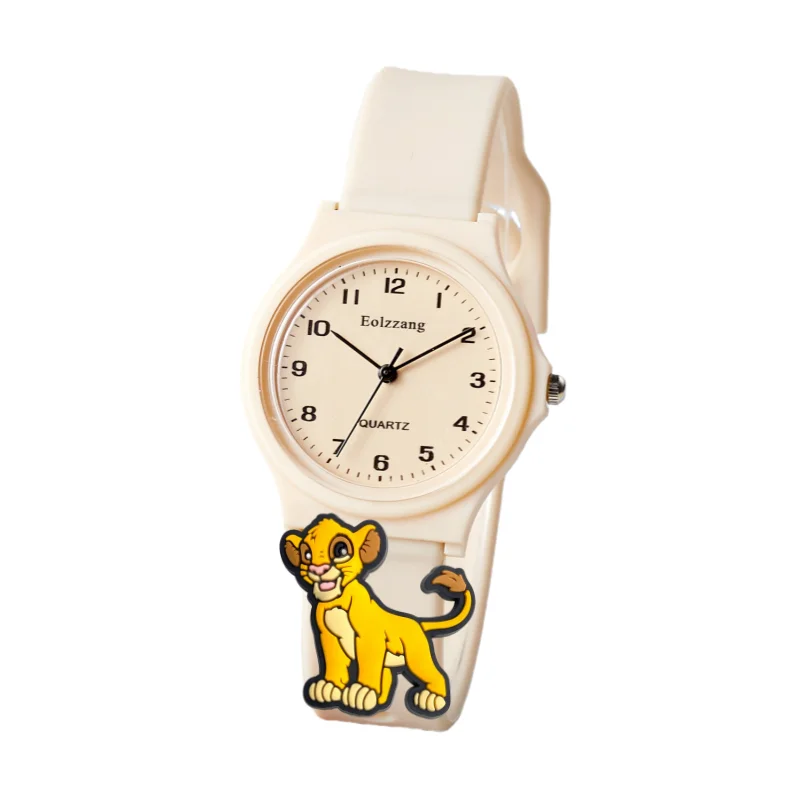 Watch Kawaii Lion King Simba Boys Girls Watches Kids Minimalist Cute Children Cartoon Wristwatches Gifts for Kids Girl Clock