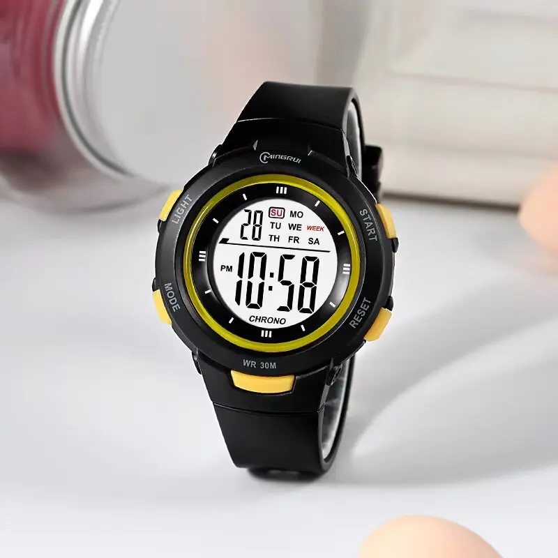 Kids Watches Fashion Luminous Waterproof Alarm Clock Smart Watches Boys and Girls Student Electronic Watch Gift UTHAI CE49