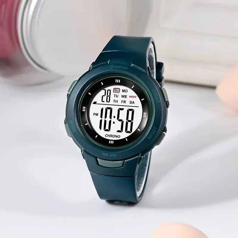 Kids Watches Fashion Luminous Waterproof Alarm Clock Smart Watches Boys and Girls Student Electronic Watch Gift UTHAI CE49