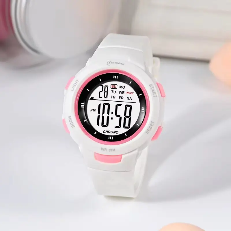 Kids Watches Fashion Luminous Waterproof Alarm Clock Smart Watches Boys and Girls Student Electronic Watch Gift UTHAI CE49