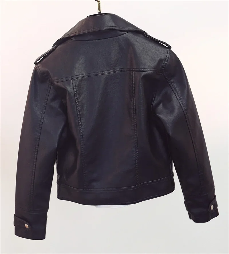 Women's Motorcycle Leather Jacket Fashion New 2025 Spring Autumn Coat Top Slim Versatile PU  Leather Outerwear Female Coat
