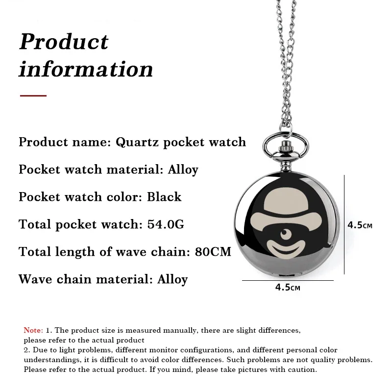 Cartoon Anime Style Vintage Fashion Quartz Pocket Watch Classic reloj anime Corps Series Unisex Pocket FOB Watches reloj hombre