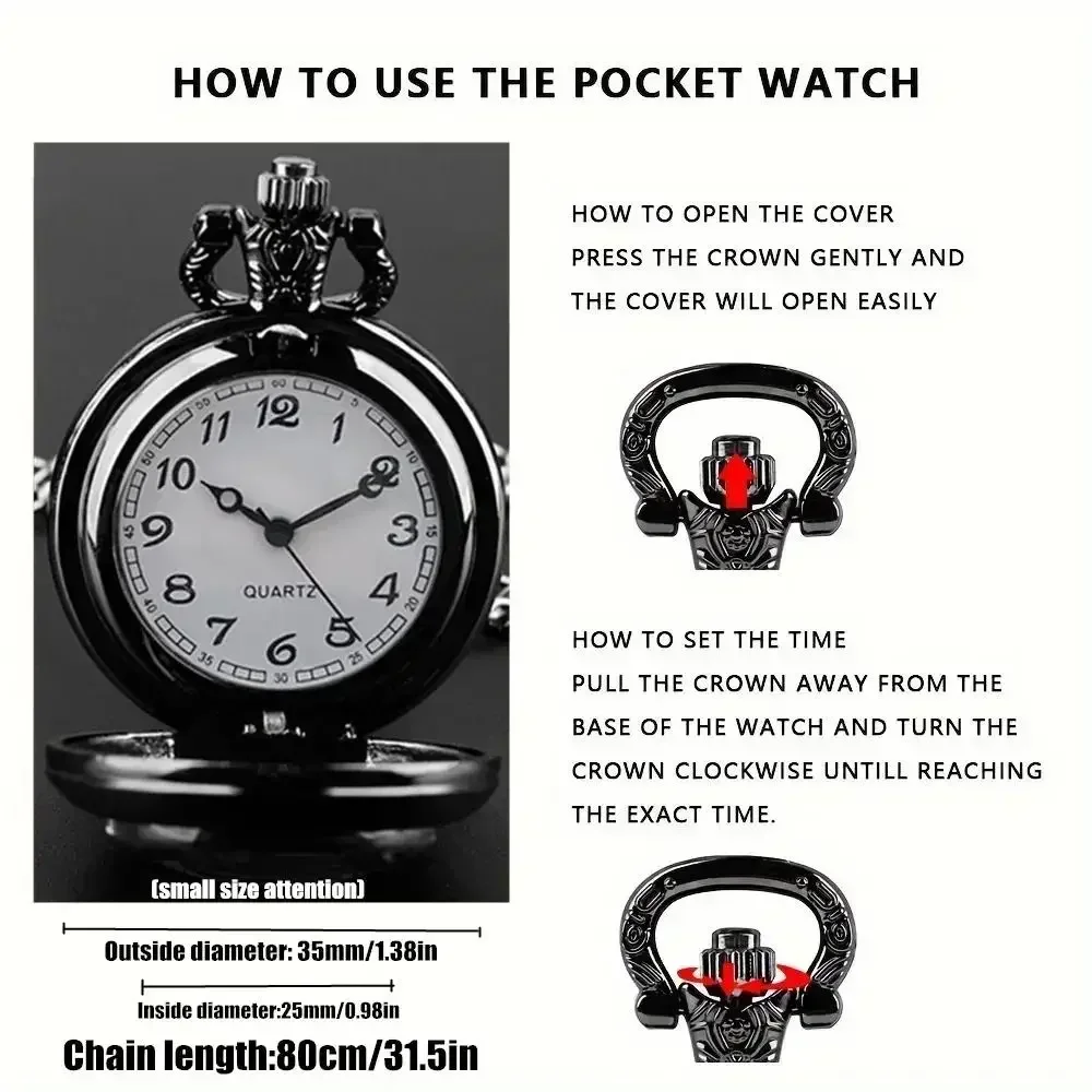 Vintage Route 66 Motorcycle Pocket Watch America's Highway The Mother Road Quartz Pocket Watch With Chain Antique Pendant Clock