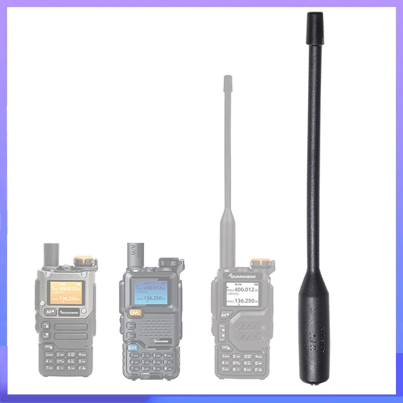 Walkie Talkie Antenna Hignh Gain SMA-Female Dual Band 19cm Multi-Band Aerial For Baofeng UV-5RH Quansheng UV-K6 K5 Two Way Radio