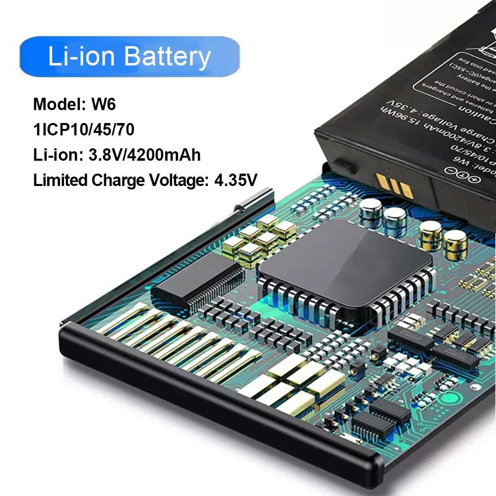 ANYSECU W6 4200mAh Battery For W6 Walkie Talkie Phone Zello PTT Moblie Phone