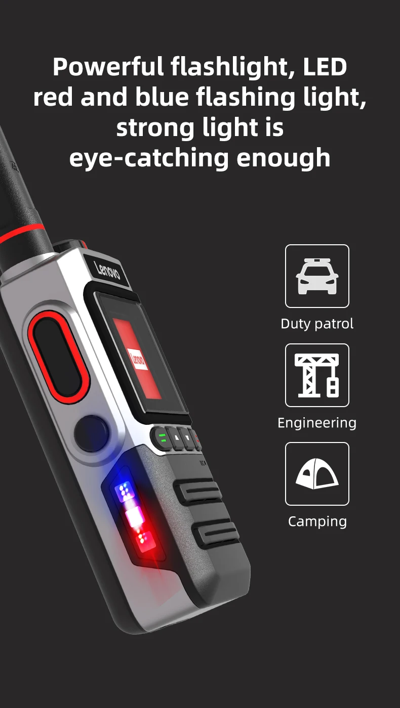 Lenovo SmartPTT CL-720 3.5 Inch 4G POC Radio Dual SIM Card Two-Way Walkie Talkie 5000km Global Coverage National