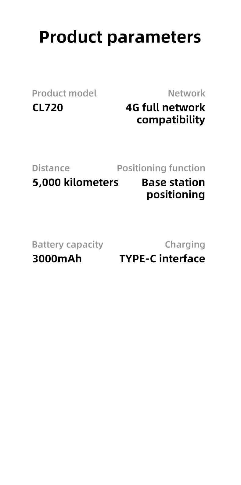 Lenovo SmartPTT CL-720 3.5 Inch 4G POC Radio Dual SIM Card Two-Way Walkie Talkie 5000km Global Coverage National