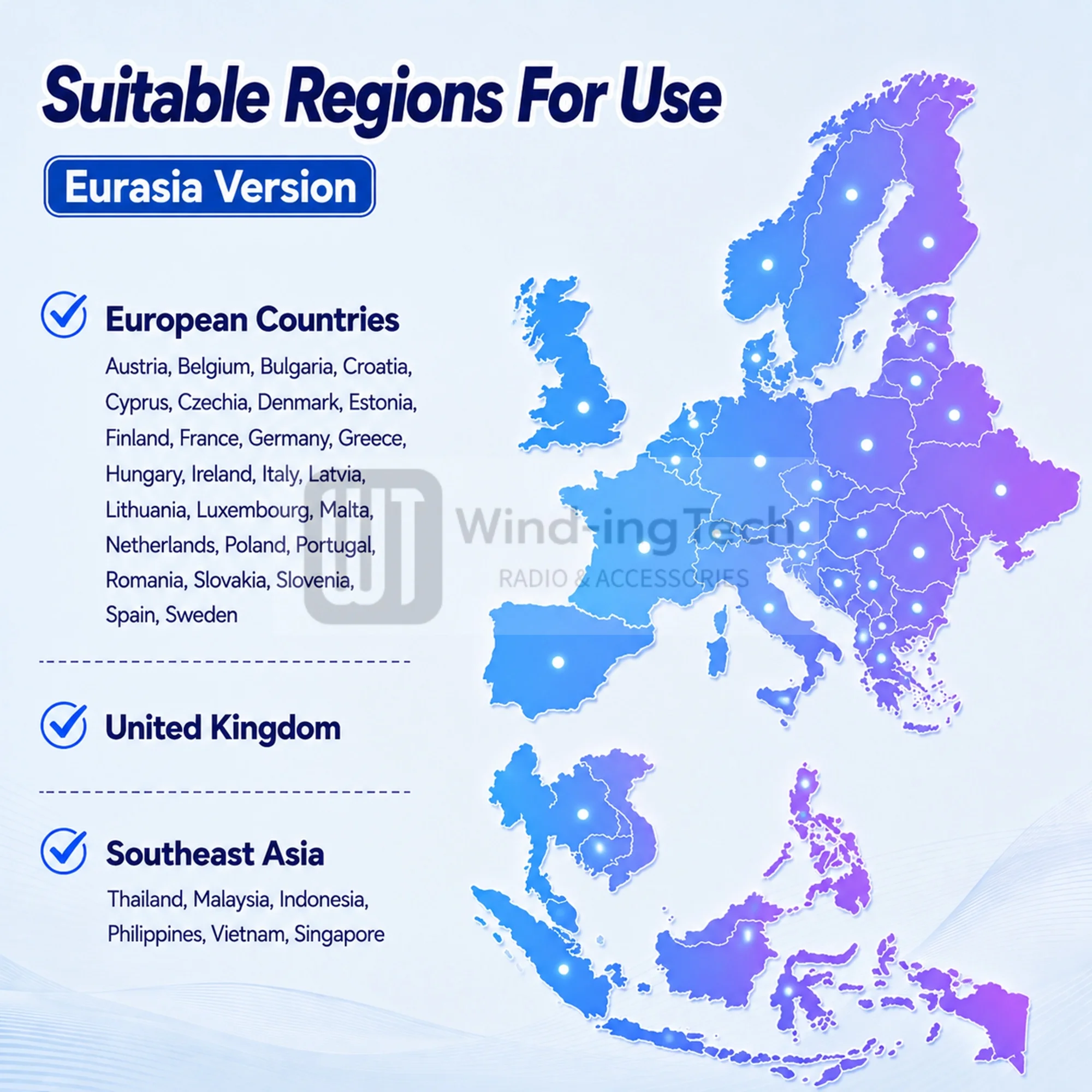 ALERVITES AT1 PoC Global Walkie Talkie Nationwide Coverage Unlimited Distance 4G LTE USB-C Charging US/EU Ultra-light Thin Radio