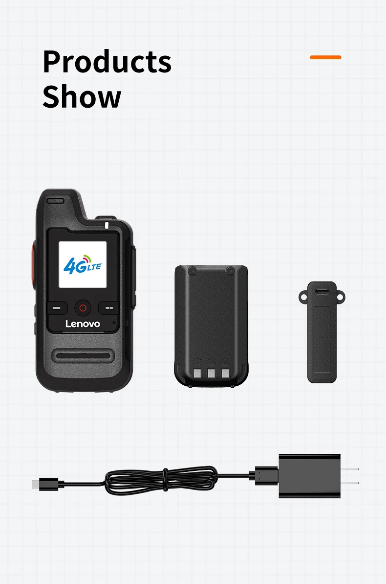 Lenovo Global Walkie Talkie Long Rang Global PPT Walkie-Talkie with SIM Card LIFE TIME Free Transnational POC Radio