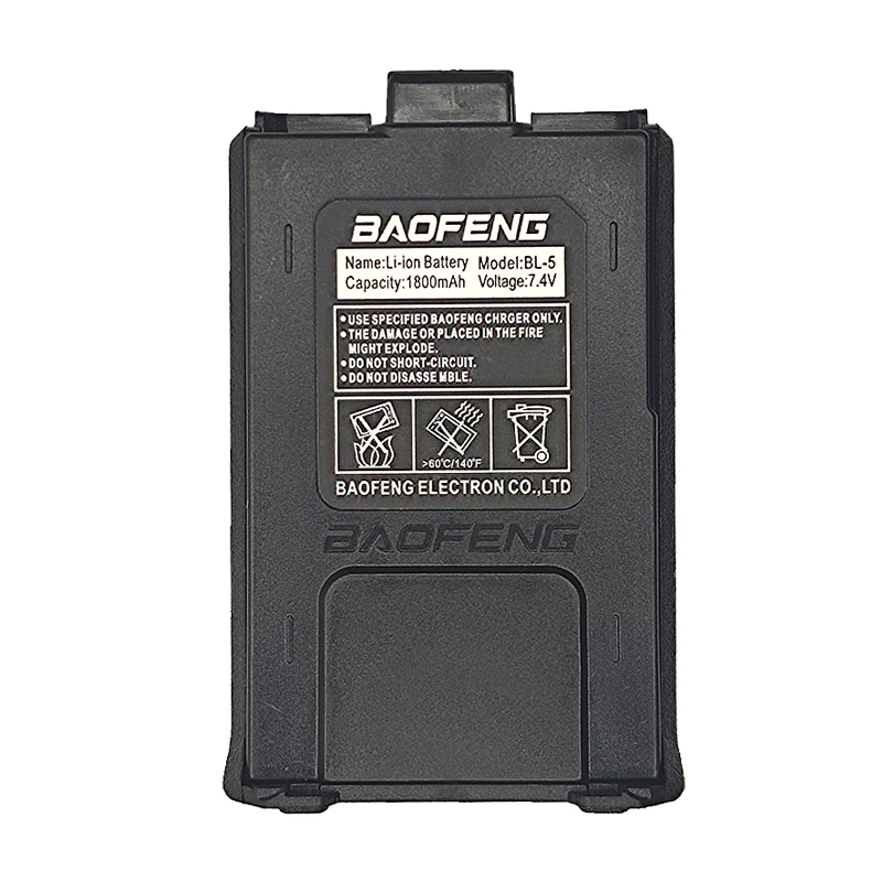 Baofeng UV-5R Battery 3800mAh Walkie Talkie Enlarge Battery 1800mAh BL-5 For UV5RT UV5R UV5RE UV5RA Two Way Radio Power Provider