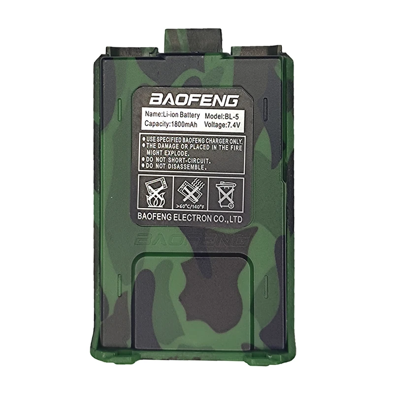 Baofeng UV-5R Battery 3800mAh Walkie Talkie Enlarge Battery 1800mAh BL-5 For UV5RT UV5R UV5RE UV5RA Two Way Radio Power Provider