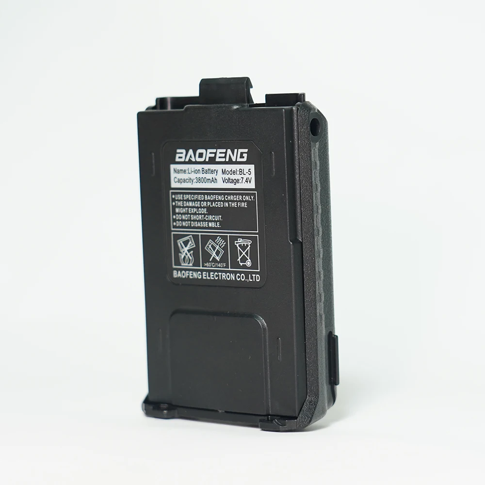 Baofeng UV-5R Battery 3800mAh Walkie Talkie Enlarge Battery 1800mAh BL-5 For UV5RT UV5R UV5RE UV5RA Two Way Radio Power Provider