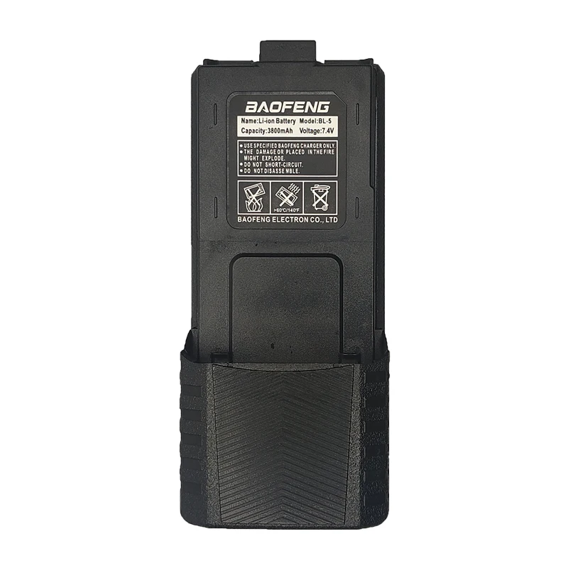 Baofeng UV-5R Battery 3800mAh Walkie Talkie Enlarge Battery 1800mAh BL-5 For UV5RT UV5R UV5RE UV5RA Two Way Radio Power Provider