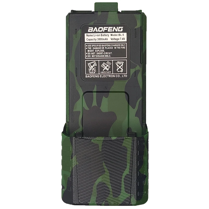 Baofeng UV-5R Battery 3800mAh Walkie Talkie Enlarge Battery 1800mAh BL-5 For UV5RT UV5R UV5RE UV5RA Two Way Radio Power Provider