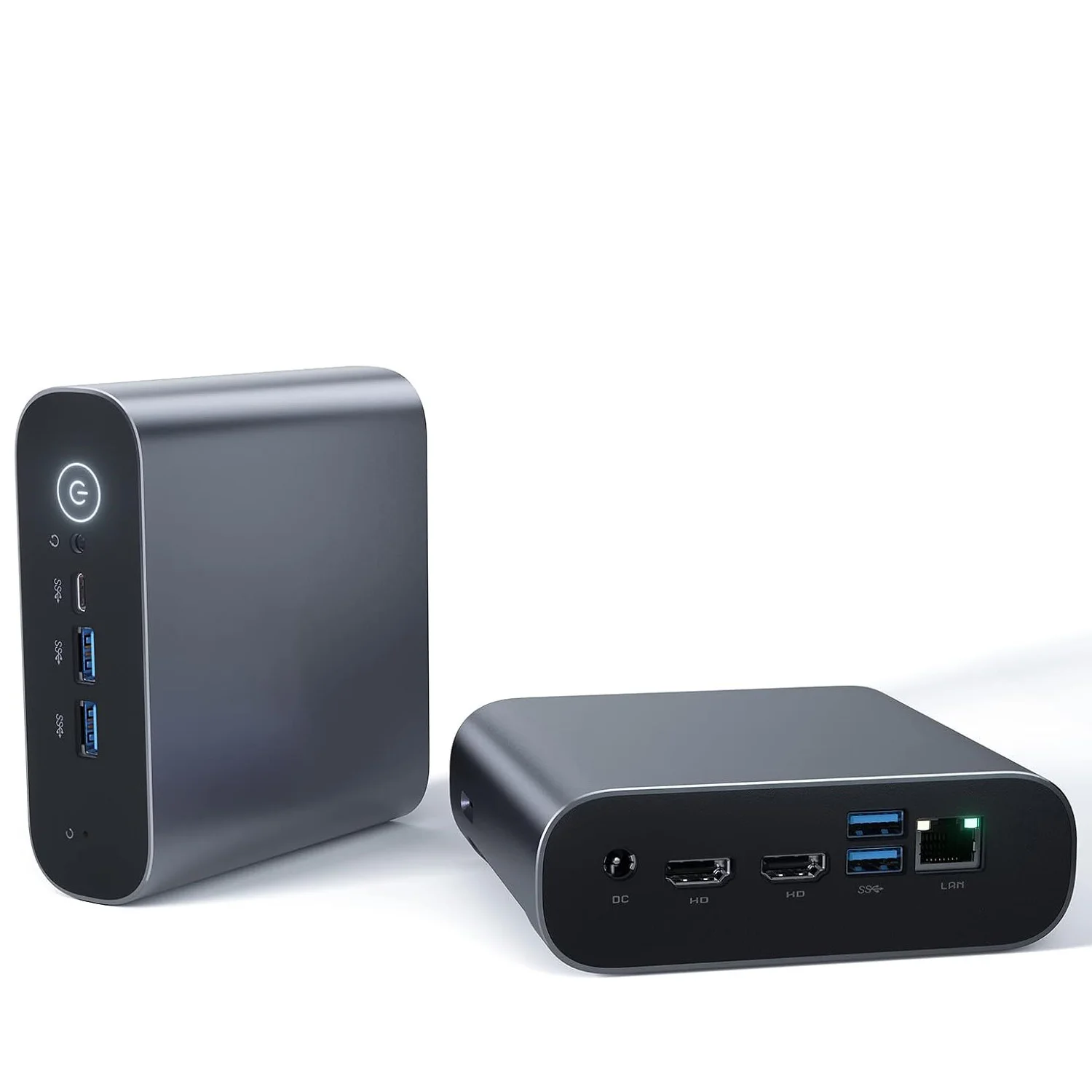 Intel Celeron N5095 N5105 Mini PC 8GB DDR4 128GB SSD WiFi 5 BT5 2.5GBps LAN Windows 11 Gaming Desktop Computer Aluminum alloy