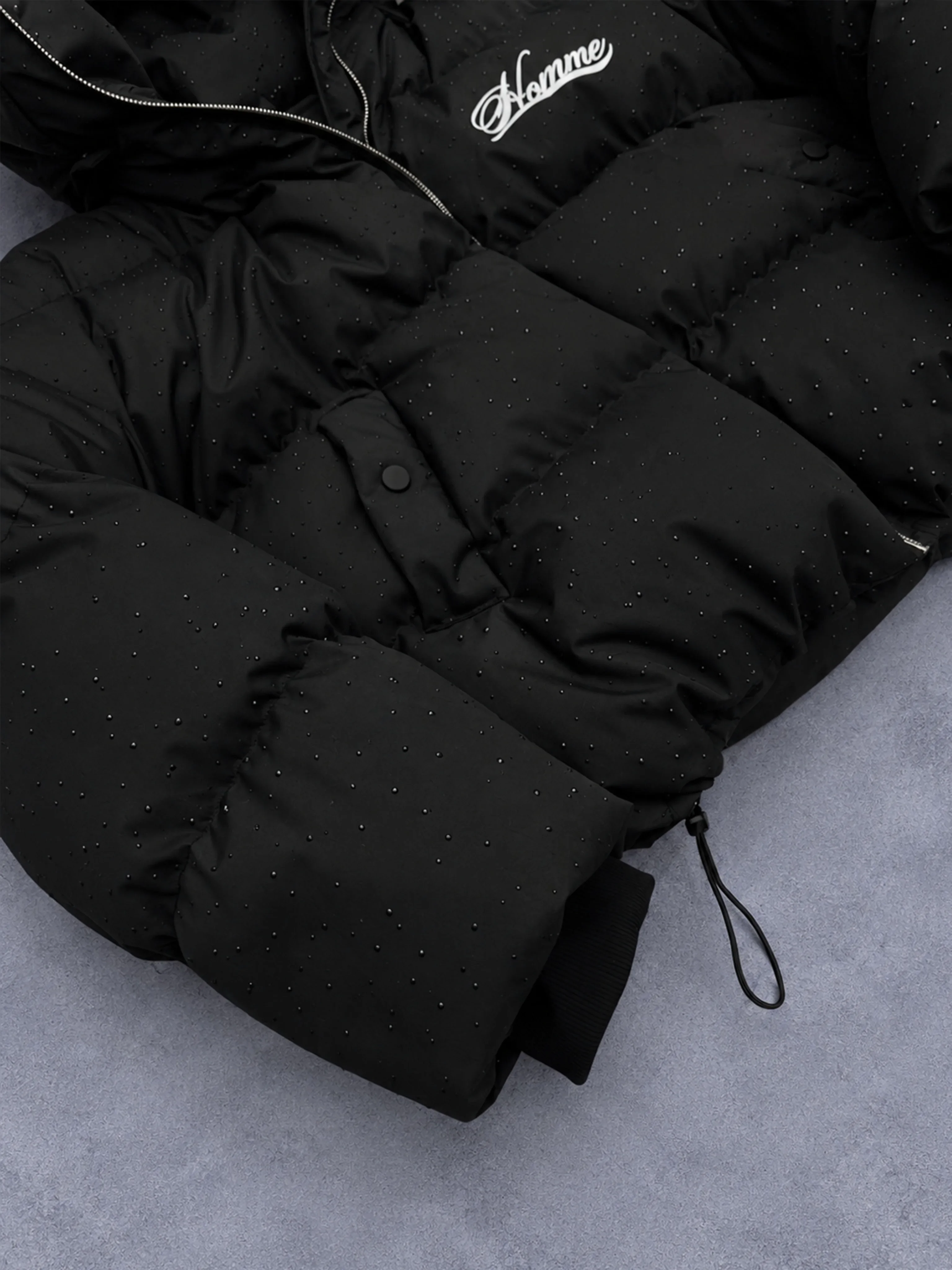New Europe American Men Thick Hooded Jacket Casual Warm Coat Wear Autumn Winter Fashion Trend Versatile Windproof Cotton Parkas