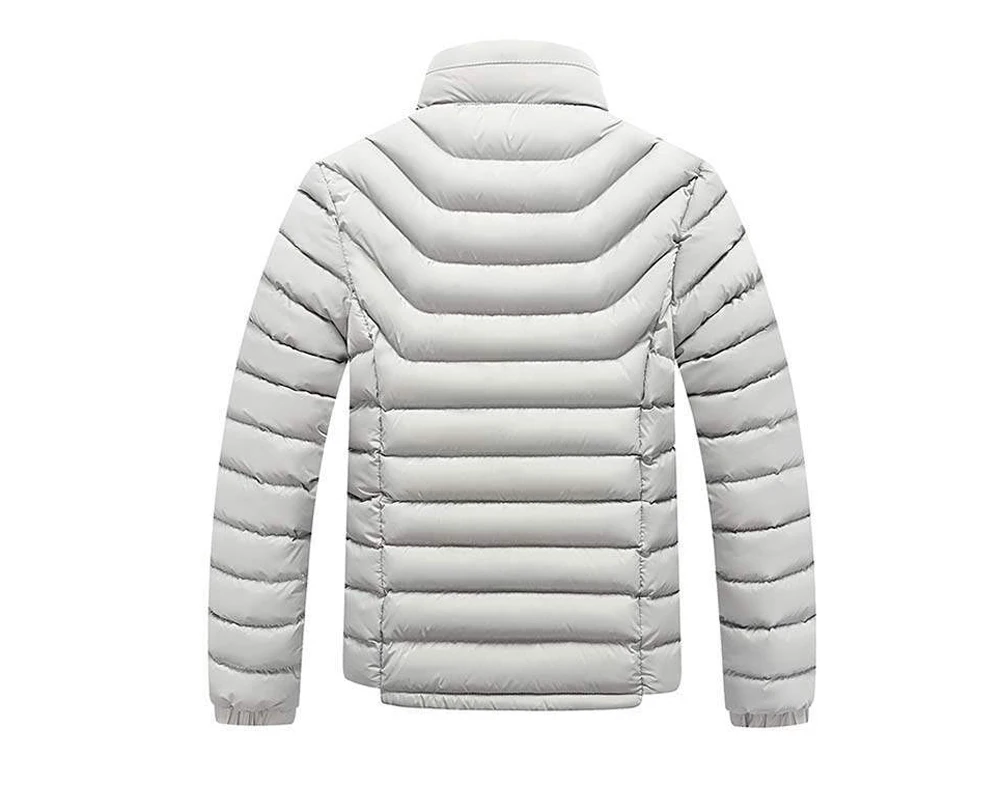 Winter Men's Warm Padded Jackets Fashion Men Stand Collar Cotton Thermal Parkas Coats Men Thicken Windbreaker Jackets Clothing