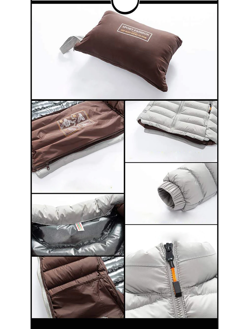 Winter Men's Warm Padded Jackets Fashion Men Stand Collar Cotton Thermal Parkas Coats Men Thicken Windbreaker Jackets Clothing