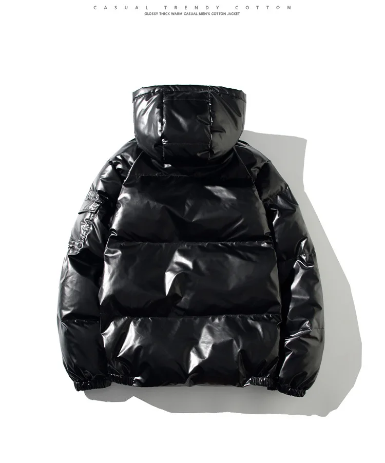 2025 Men's Thick Warm Parkas Autumn Winter Hooded Jacket Male Warm Harajuku Coat Men Casual Zipper Jackets Windproof Outwear 5XL