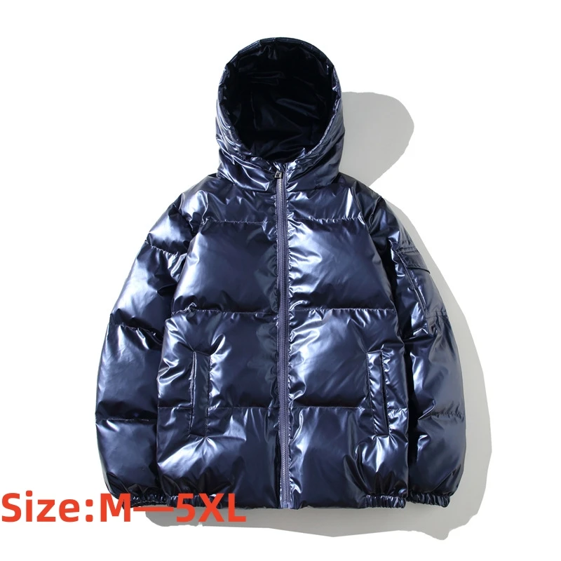 2025 Men's Thick Warm Parkas Autumn Winter Hooded Jacket Male Warm Harajuku Coat Men Casual Zipper Jackets Windproof Outwear 5XL