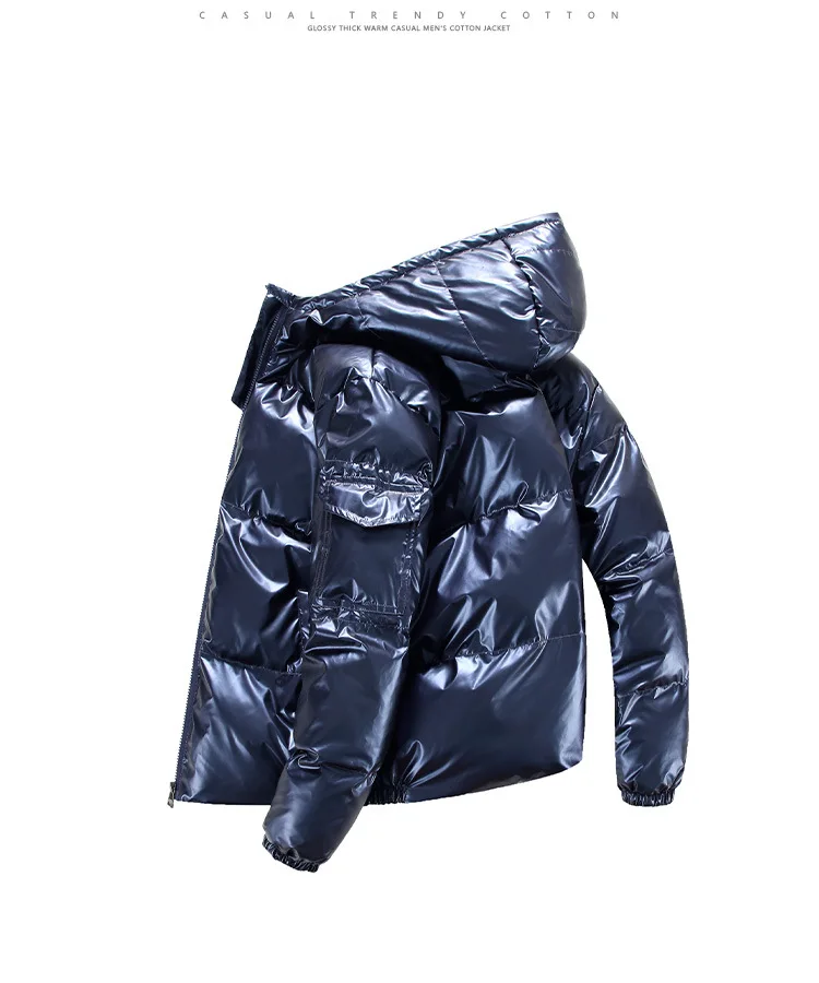 2025 Men's Thick Warm Parkas Autumn Winter Hooded Jacket Male Warm Harajuku Coat Men Casual Zipper Jackets Windproof Outwear 5XL