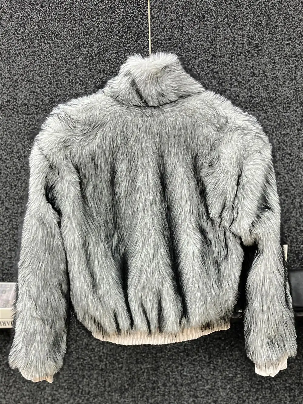 Men's Faux Fur Collar Short Parka Jacket Trendy Street Style Casual Male Thicken Warm Plush Cotton‑Padded Winter Outerwear