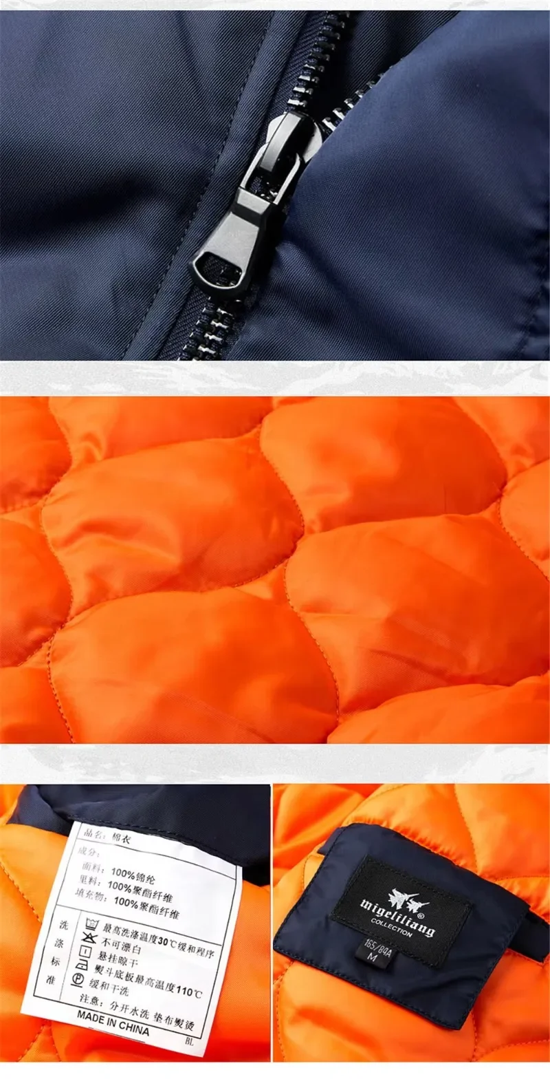 Military Fur Collar Hood Warm Tactical Bomber Winter Jackets Men Hooded N2B Outwear Coats Windproof Flight Pilot Jackets
