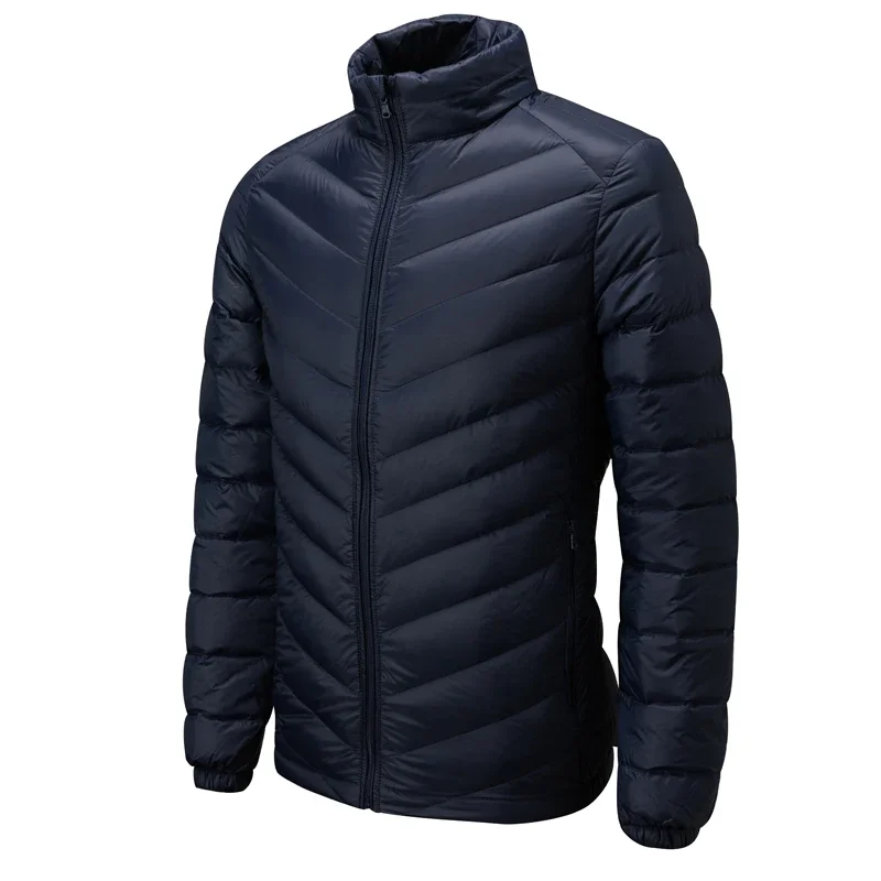 Autumn Winter New Men's Parkas Fashion Warm Stand Collar Jackets Parkas Coat Men Casual Windproof Parka Slim Outwear Man 6XL