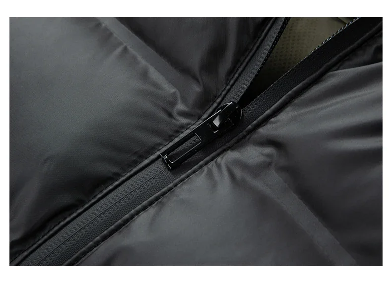 Fur Collar Parkas Men Winter Thicken Casual Outwear Parka Jacket Men's Slim Outwear Waterproof Warm Outwear Padded Puffer Coat