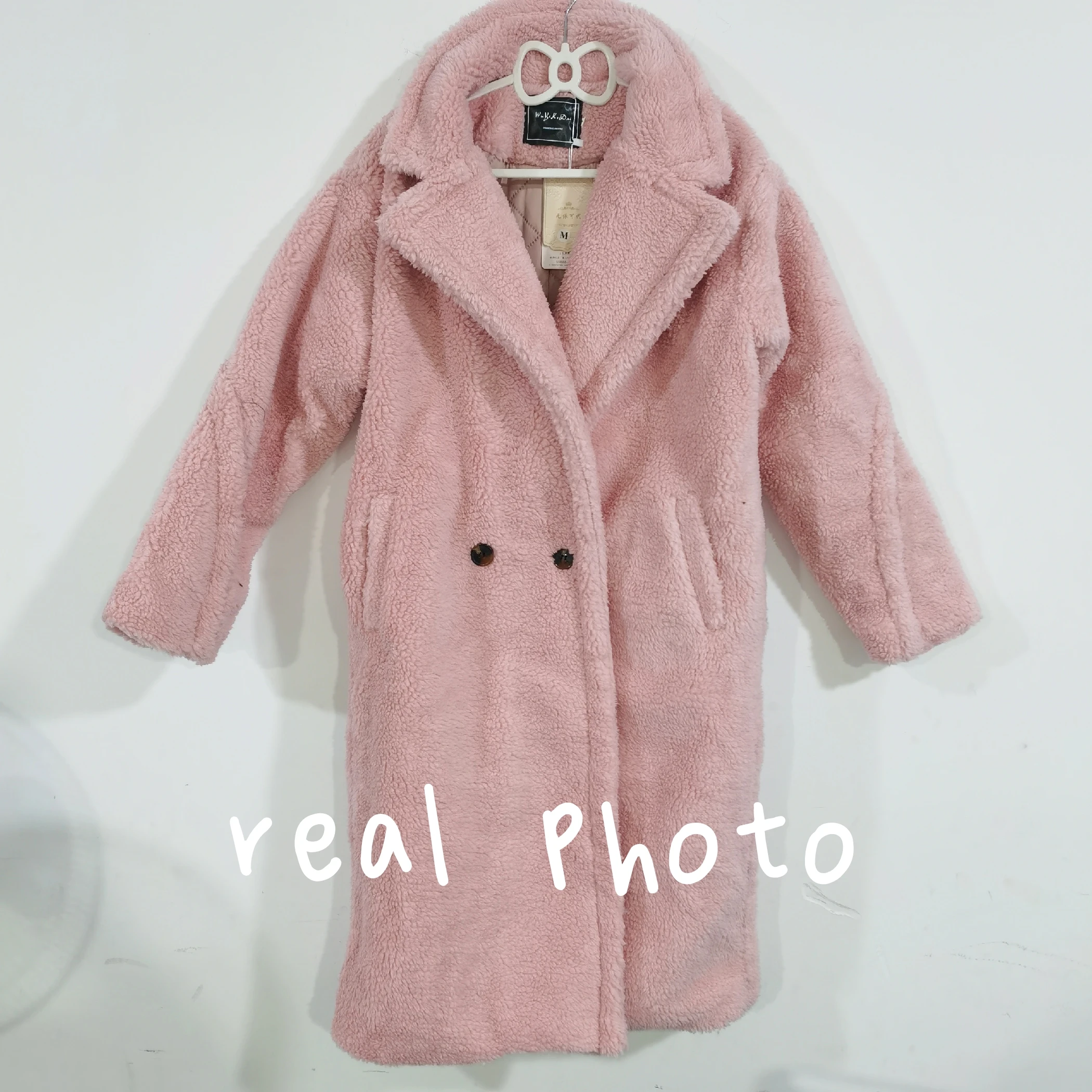 Bella Philosophy Women Winter Faux Fur Warm Long Coat Long Sleeve Female Thick Teddy Bear Coat Casual Loose Oversize Outwears