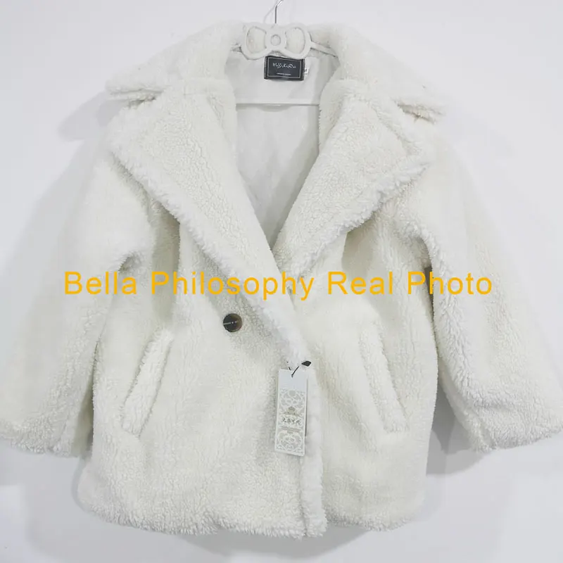 Bella Philosophy Women Winter Faux Fur Warm Long Coat Long Sleeve Female Thick Teddy Bear Coat Casual Loose Oversize Outwears