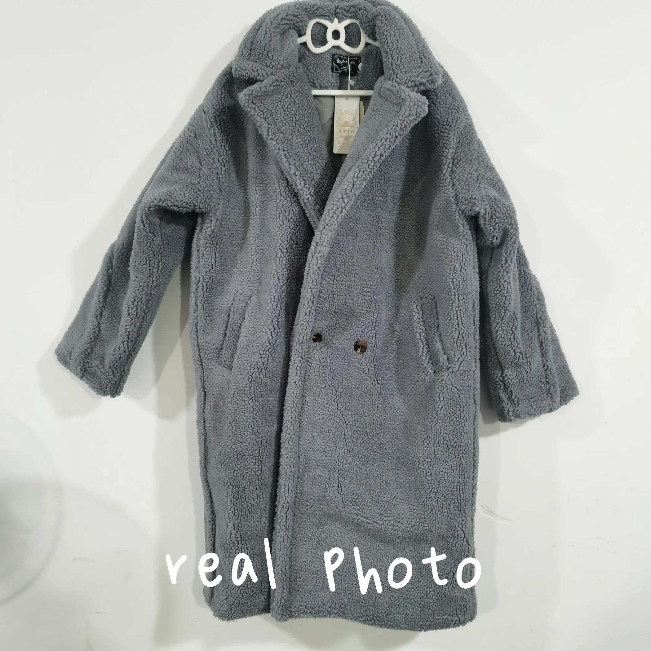 Bella Philosophy Women Winter Faux Fur Warm Long Coat Long Sleeve Female Thick Teddy Bear Coat Casual Loose Oversize Outwears