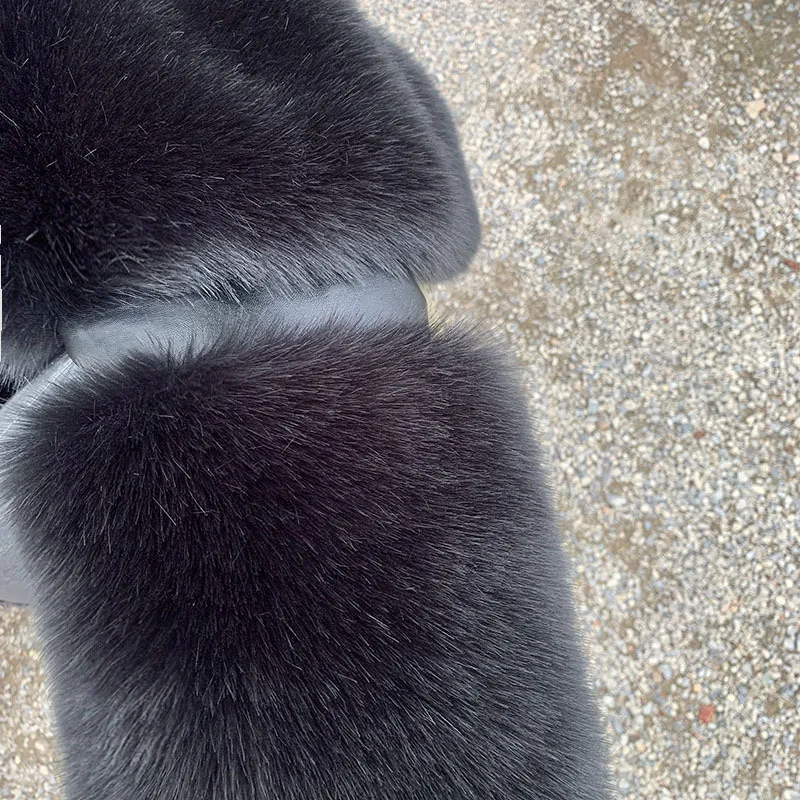DEAT 2025 Autumn Winter New Women's Short Faux Fur Coat High Quality Solid Color Versatile Overcoat Female Trendy 11A06807
