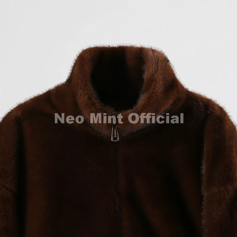 Neo Mint Iconic Chic Street Fashion Girls Faux Mink Fur Hoodies Sweatshirts Women Retro Luxury Front Zipper Eco Fur Jacket Coats