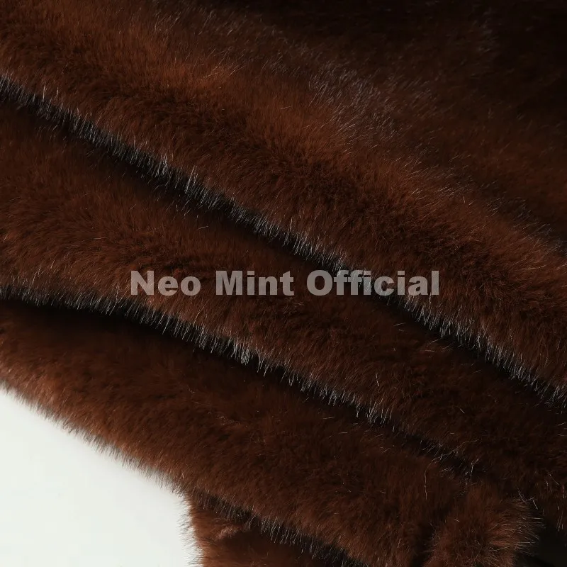 Neo Mint Iconic Chic Street Fashion Girls Faux Mink Fur Hoodies Sweatshirts Women Retro Luxury Front Zipper Eco Fur Jacket Coats