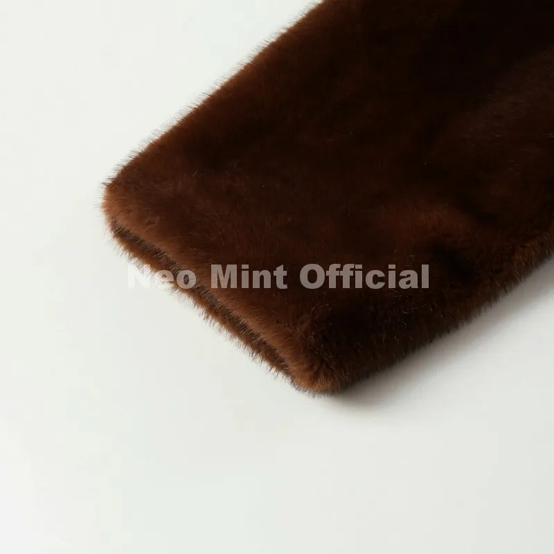 Neo Mint Iconic Chic Street Fashion Girls Faux Mink Fur Hoodies Sweatshirts Women Retro Luxury Front Zipper Eco Fur Jacket Coats