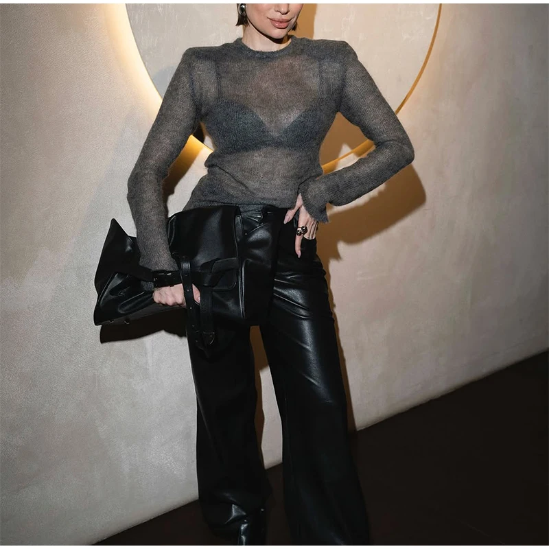 Women Stand Collar Faux Fur Vest Chic Solid High Collar Sleeveless Loose Waistcoat Casual 2026 New Lady Daily Street Short Vests
