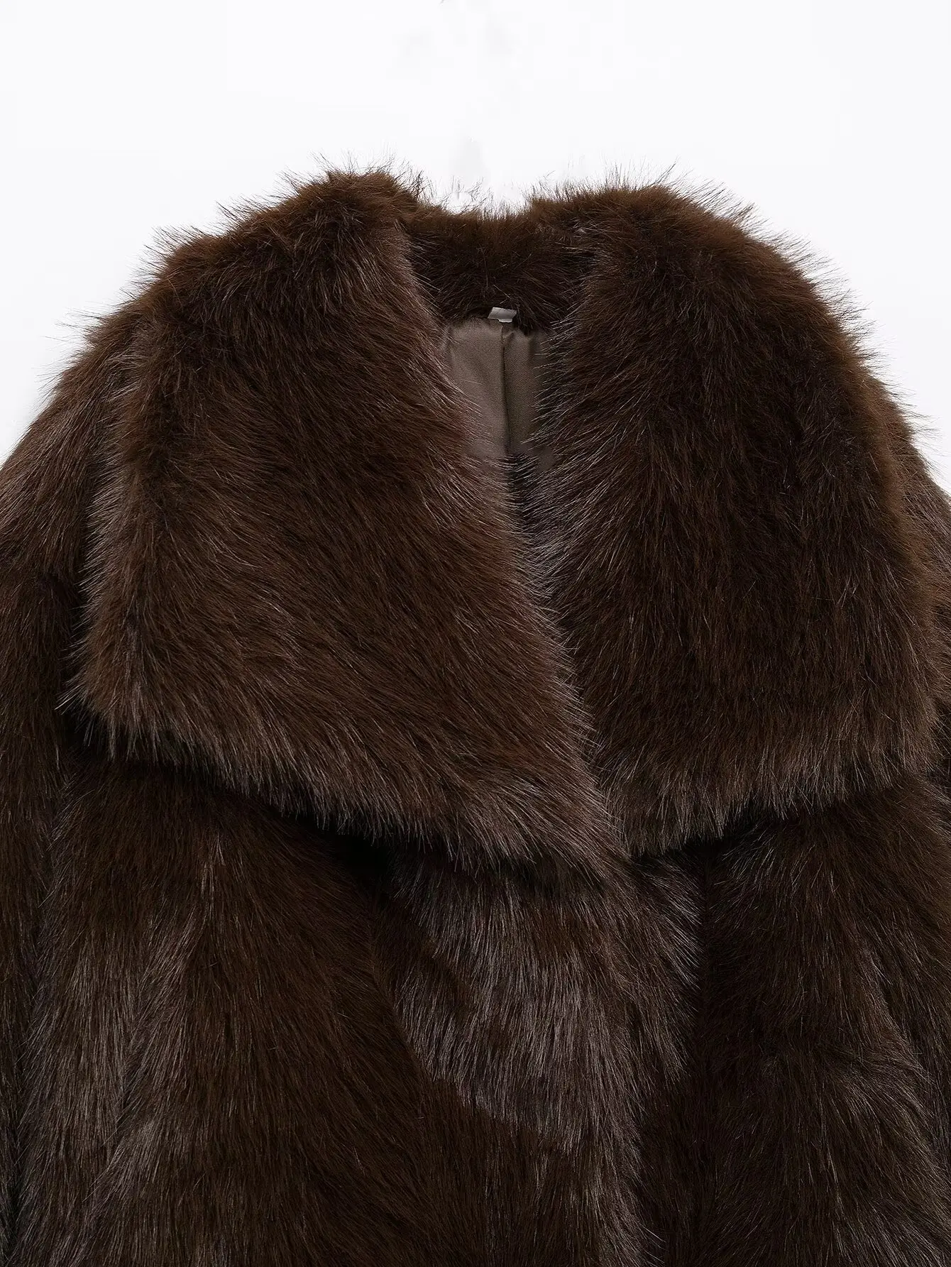 Vintage Fur Jacket Coat Women Autumn Winter Warm Casual Loose Coat Trendy Faux Fur Lapel Coat 2026 Fashion Elegant Ladies Coat