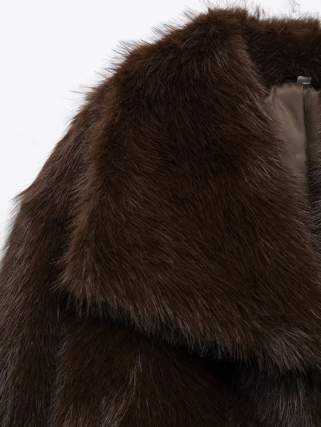 Vintage Fur Jacket Coat Women Autumn Winter Warm Casual Loose Coat Trendy Faux Fur Lapel Coat 2026 Fashion Elegant Ladies Coat