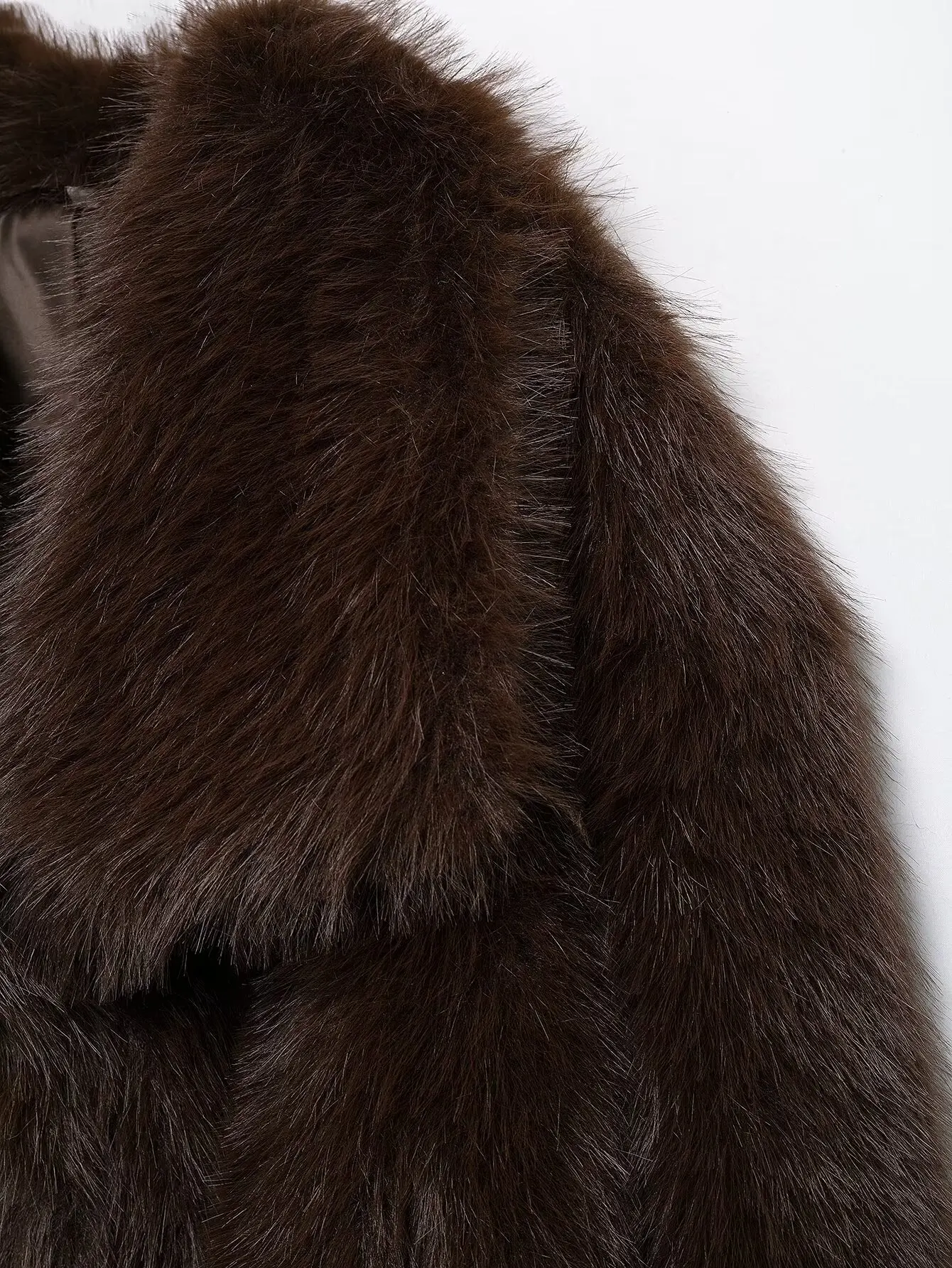 Vintage Fur Jacket Coat Women Autumn Winter Warm Casual Loose Coat Trendy Faux Fur Lapel Coat 2026 Fashion Elegant Ladies Coat