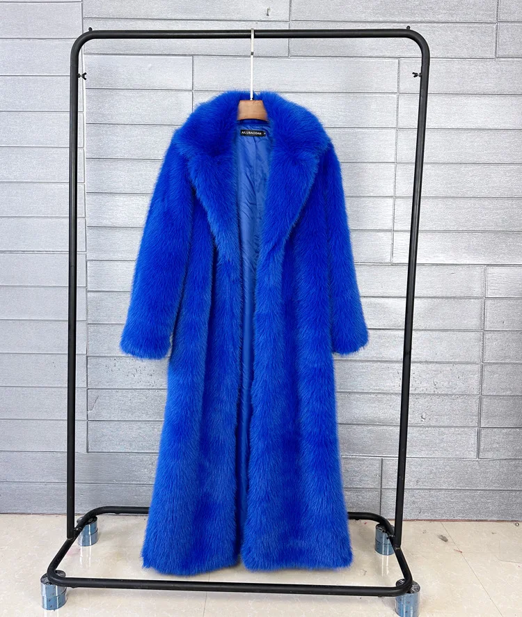 Imitation Fur Coat Feminine Elegance Women's Fur Coat 2026 New Winter Fashion High Quality Temperament Lapel Women Fur Coat H101