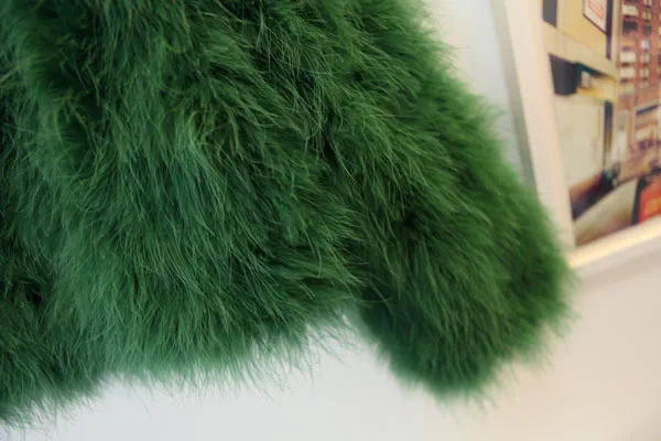 Harppihop 13 colors fashion sexy Ostrich wool turkey fur women coat feather short plus size jacket winter festival long sleeve