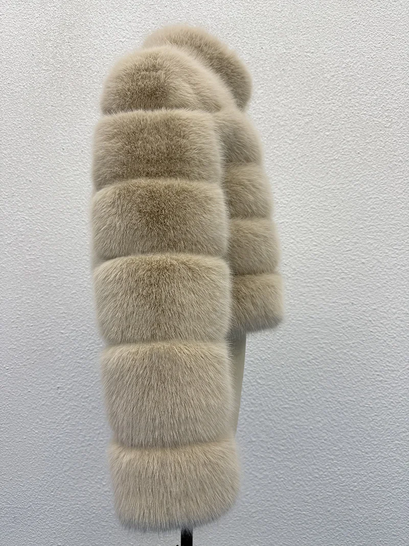 ZADORIN Elegant Stand Collar Long Sleeve Fluffy Faux Fur Coat Woman Clothing Thicken Faux Fur Jackets Winter Coats for Woman Top